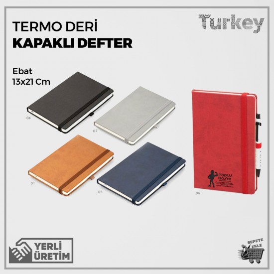 Termo Deri Kapaklı Promosyon Defter